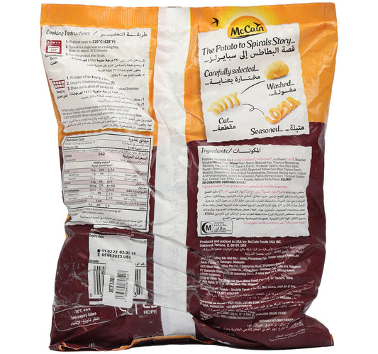 Mccain Seasoned Spirals Value Pack 2 x 750 g