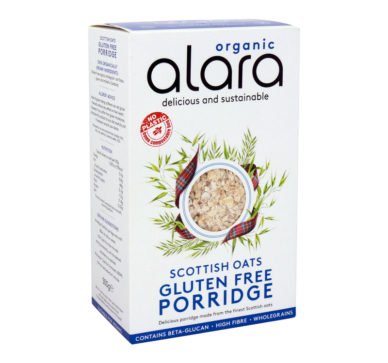 Alara Organic Gluten Free Scottish Porridge Oats 500 g Lulu Hypermarket