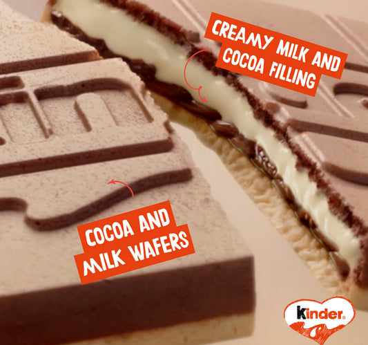 Kinder Cards Chocolate Biscuits 128 g