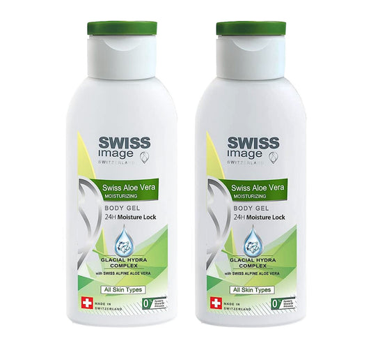 Swiss Image Aloe Vera Moisturizing Body Gel 2 x 250 ml