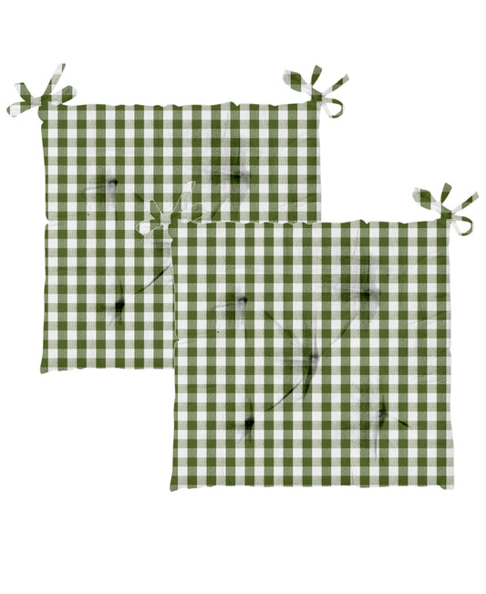 Homewell Chair Pad, 40 x 40 cm, 2 pcs, Green