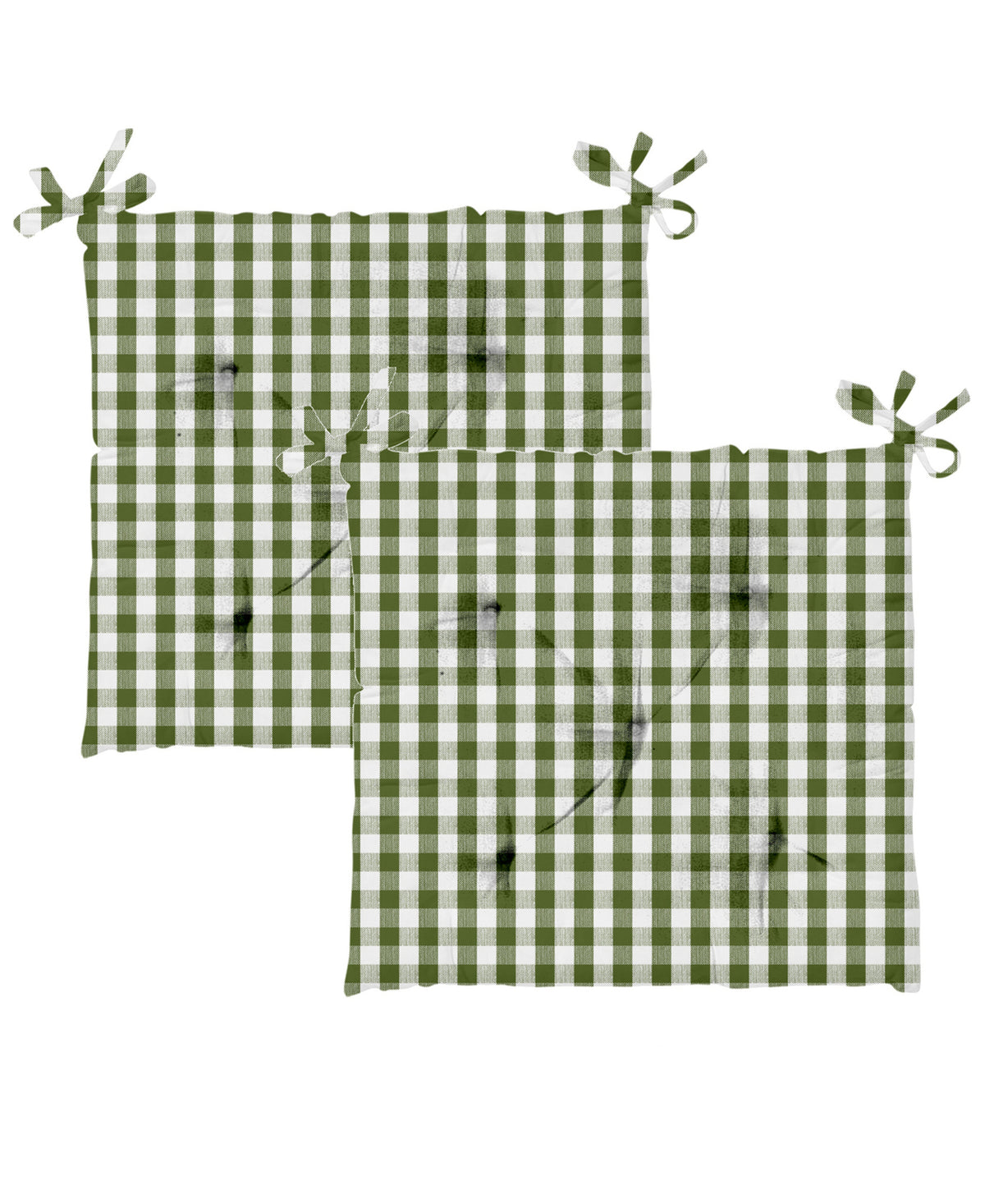 Homewell Chair Pad, 40 x 40 cm, 2 pcs, Green
