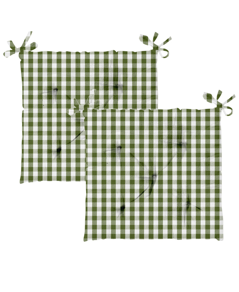 Homewell Chair Pad, 40 x 40 cm, 2 pcs, Green