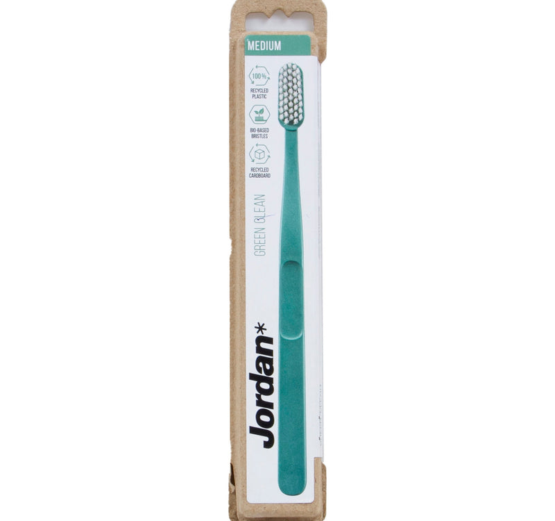 Jordan Green Clean Medium Toothbrush Assorted 1 pc