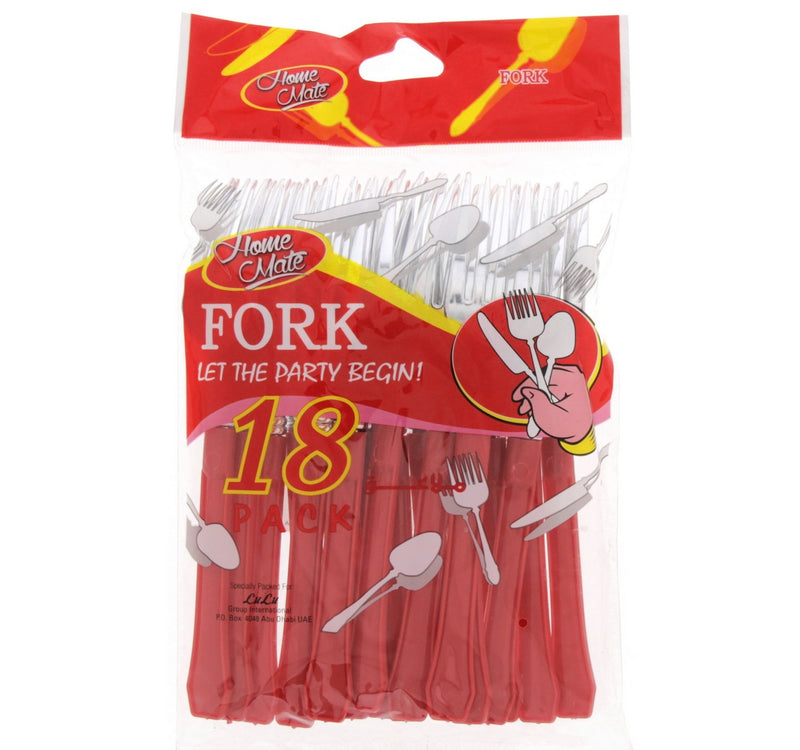 Home mate Plastic Fork 18 pcs