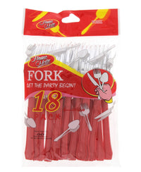 Home mate Plastic Fork 18 pcs