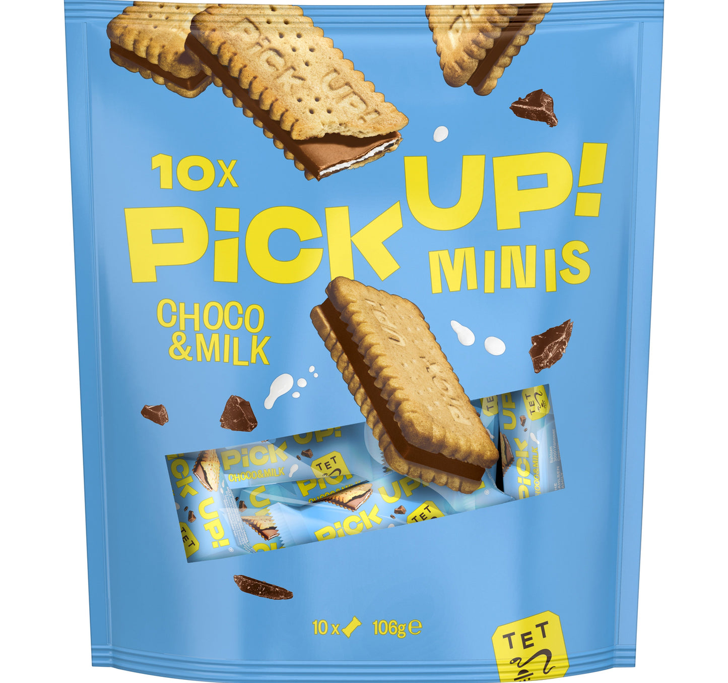 Bahlsen Pick Up Minis Choco & Milk Biscuits 106 g
