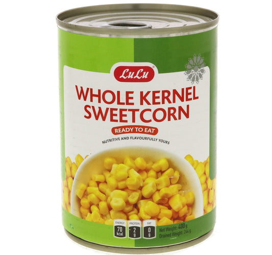 LuLu Whole Kernel Sweet Corn 400 g Lulu Hypermarket