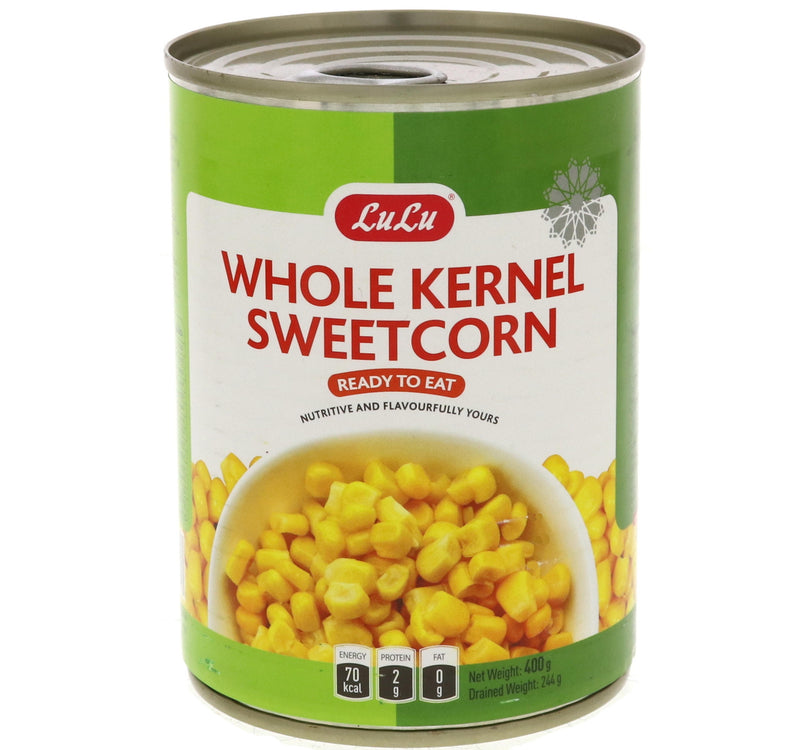 LuLu Whole Kernel Sweet Corn 400 g Lulu Hypermarket