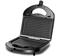 Black+Decker 3 In 1 Interchangeable Sandwich Maker, Black, TS2130-B5