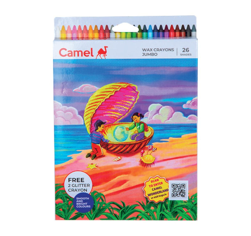 Camel Jumbo Wax Crayon 24's 4523520