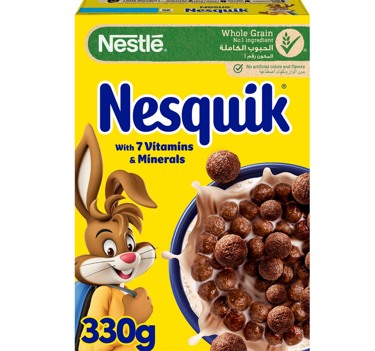 Nestle Nesquik Chocolate Breakfast Cereal Pack 330 g Lulu Hypermarket