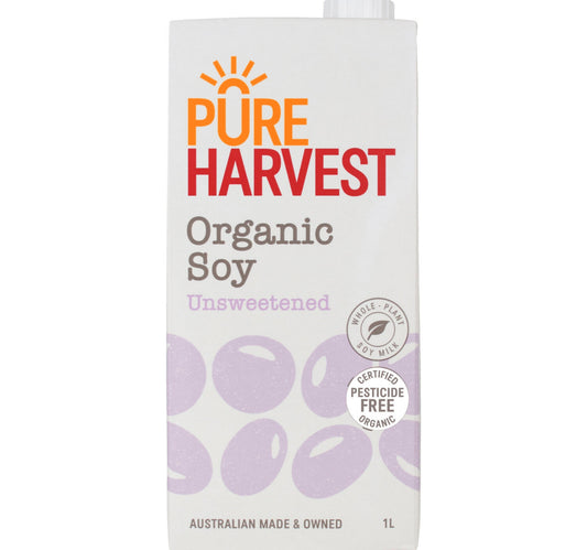 Pureharvest Unsweetened Organic Soy Milk 1 Litre Lulu Hypermarket