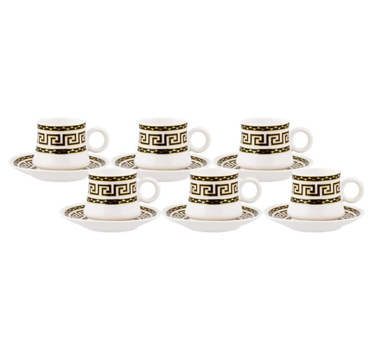 Home Turkish Cup Set, 90 cc, 12 pcs, MK06-12
