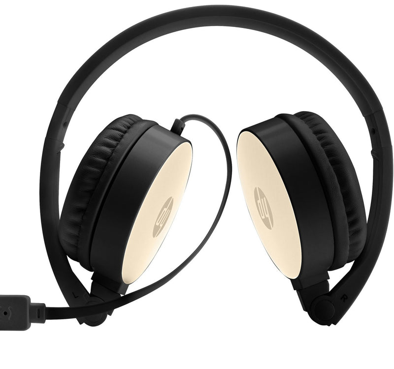 HP Stereo Headset H2800-2AP94AA Black with Silk Gold