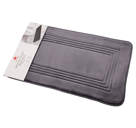 Maple Leaf Home Memory Foam Bath Mat, Assorted, SG-402