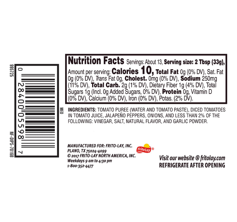 Tostitos Chunky Salsa Medium 439.4 g