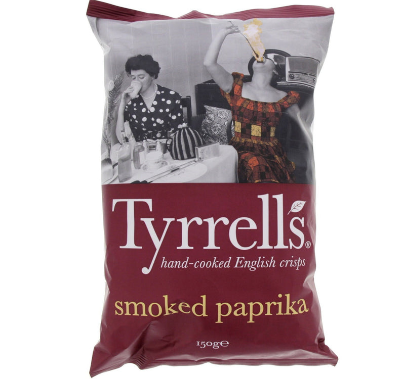 Tyrrells Smoke Paprika Hand Cooked English Crisp 150 g