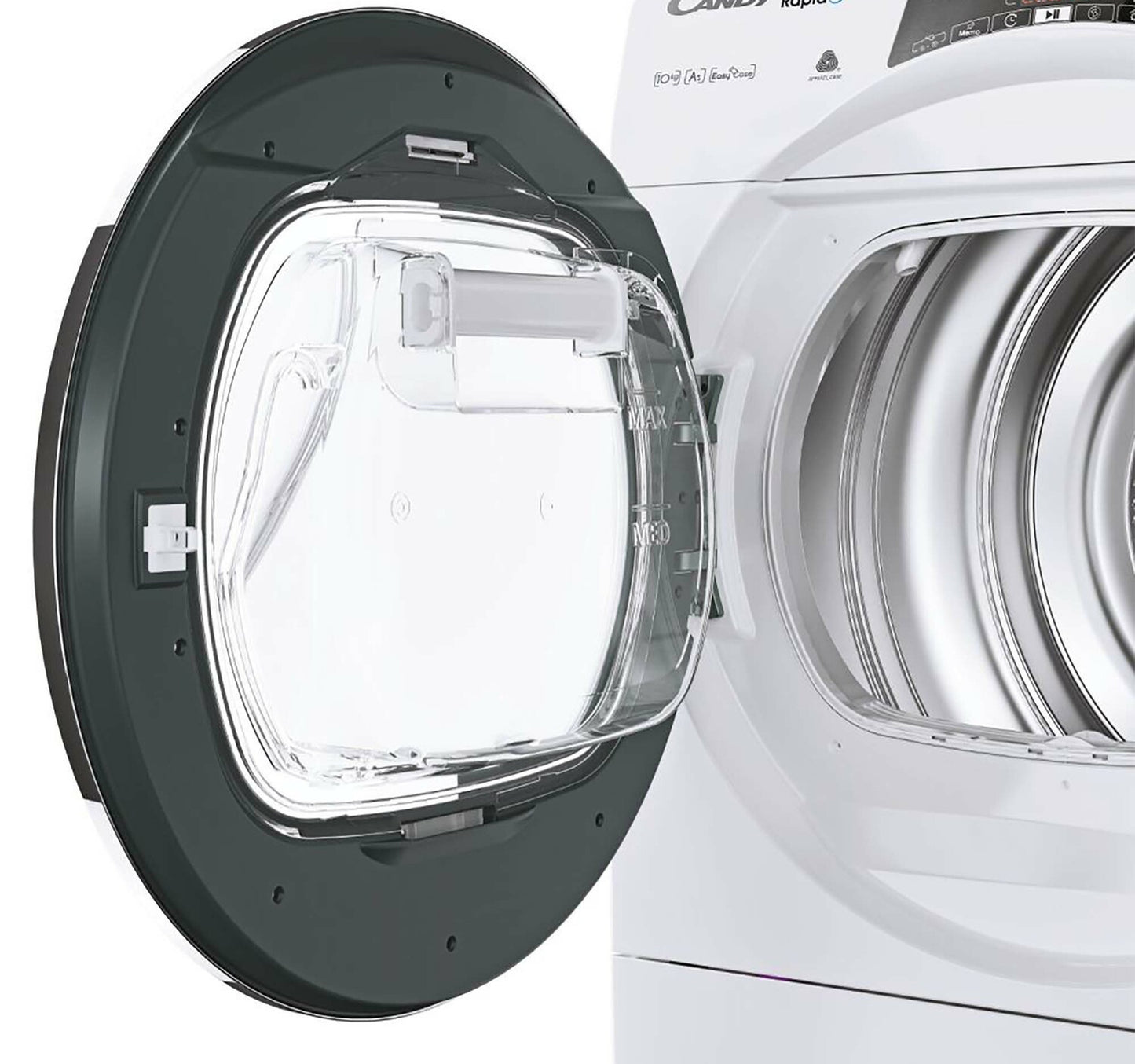 Candy Front Load Heat Pump Dryer, 10 kg, White, ROH10A2TCE-19