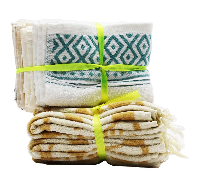Cannon Face Towel, 33 x 33 cm, 4 pcs, Assorted, 2020