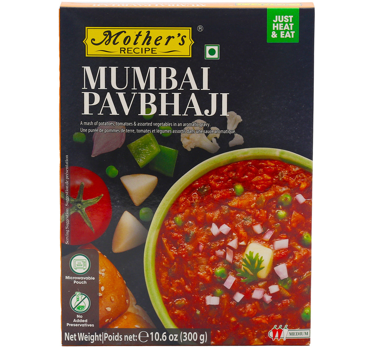 Mother's Recipe Mumbai Pavbhaji 300 g Lulu Hypermarket