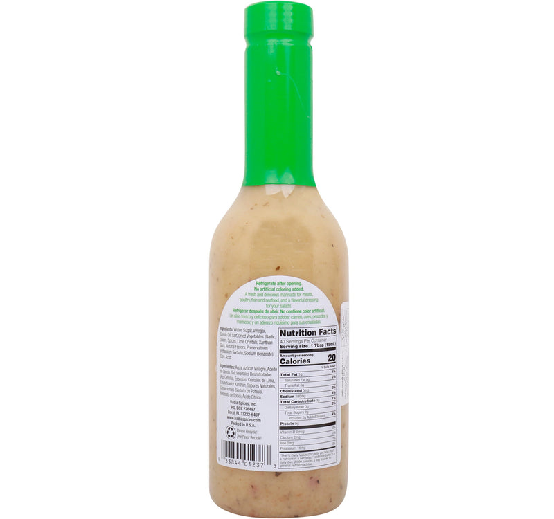 Badia Cilantro Lime & Garlic Marinade & Dressing Gluten Free 591.48 ml