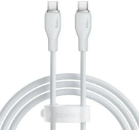 Baseus 100W USB-C to USB-C Cable, 1.2m, White, P10355702221 Lulu Hypermarket