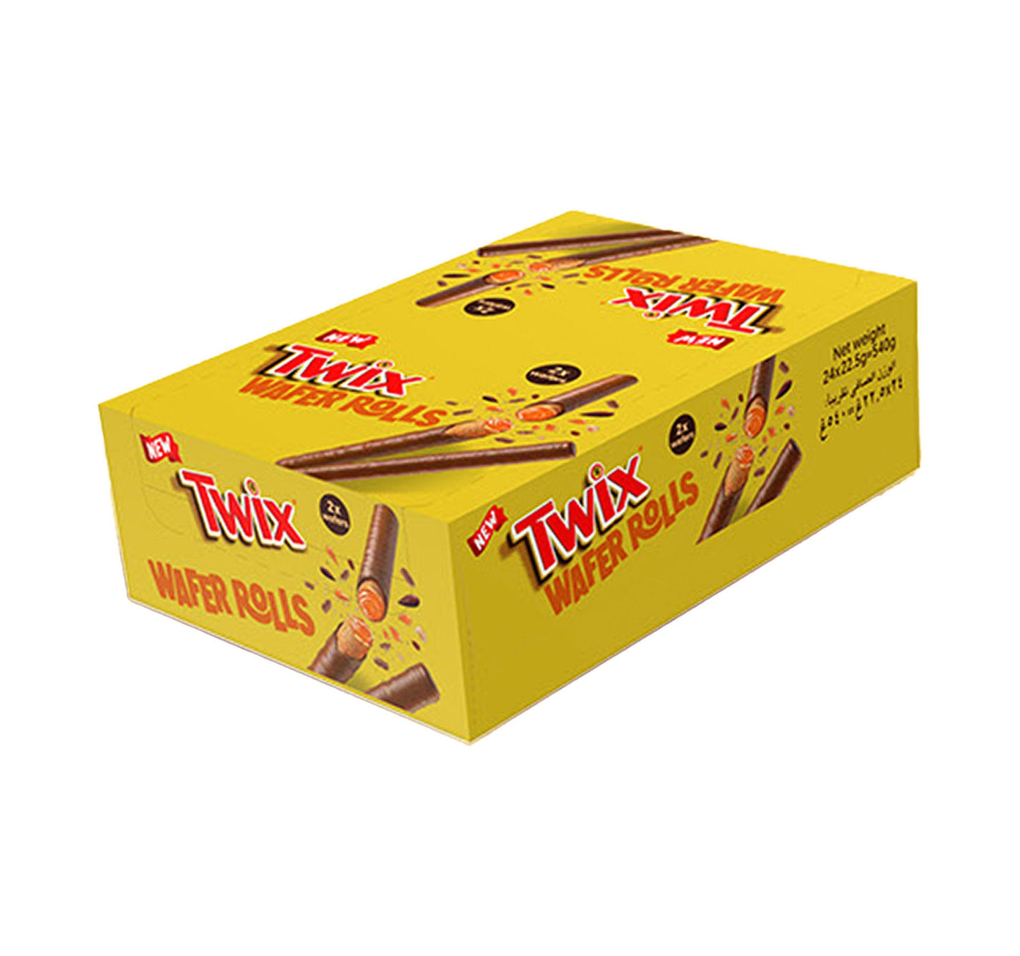 Twix 2x Wafer Rolls 24 x 22.5 g Lulu Hypermarket
