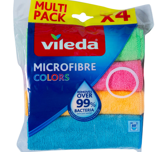 Vileda Microfibre Cloth 30x30cm 4 pcs