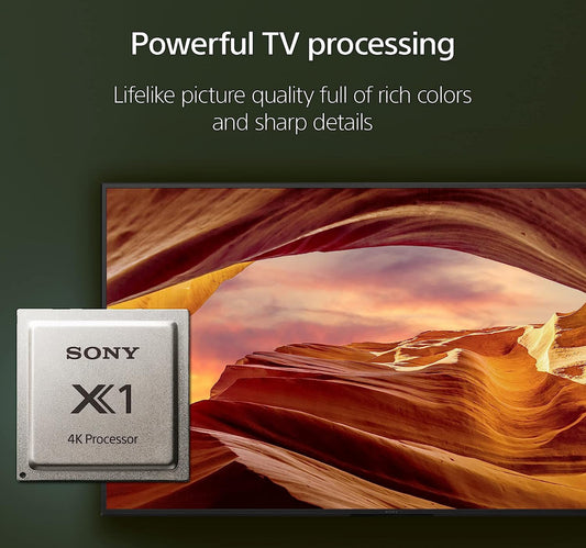 Sony 75 inches 4K UHD Smart LED TV, Black, KD75X77L