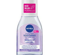 Nivea Face Micellar Water Soothing Face Eyes Lips Makeup Remover with Amino Acid Complex + Dexpanthenol for Sensitive Skin 100 ml