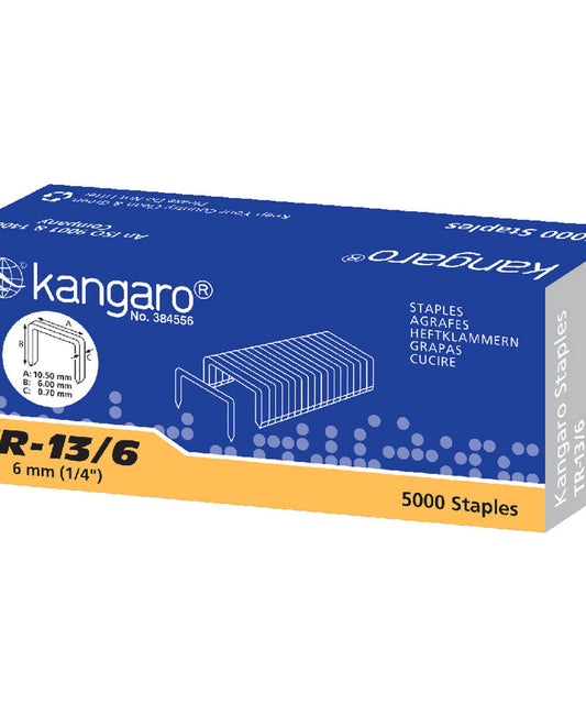 Kangaro Staple Pin 13/6 5000 Staples