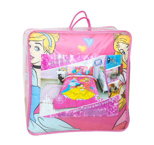 Disney Princess 4pcs Comforter Set Single