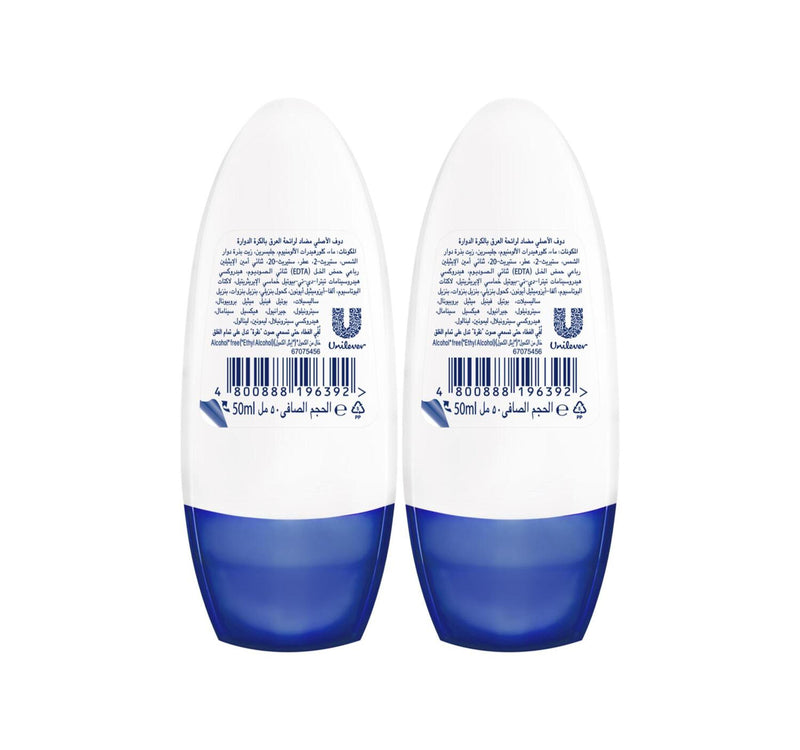 Dove Original Anti Perspirant Roll On Value Pack 2 x 50 ml