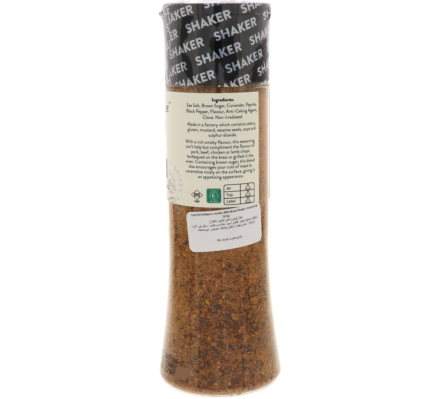 Cape Herb & Spice Smoky BBQ Braai Shaker Seasoning 265 g