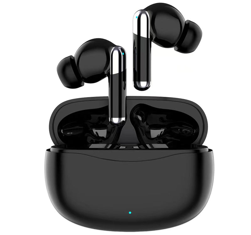 Trands Dual Noise Cancellation Earbuds TWS-T5 Black Lulu Hypermarket