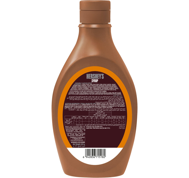 Hershey's Caramel Syrup Easy Squeeze Bottle 623 g