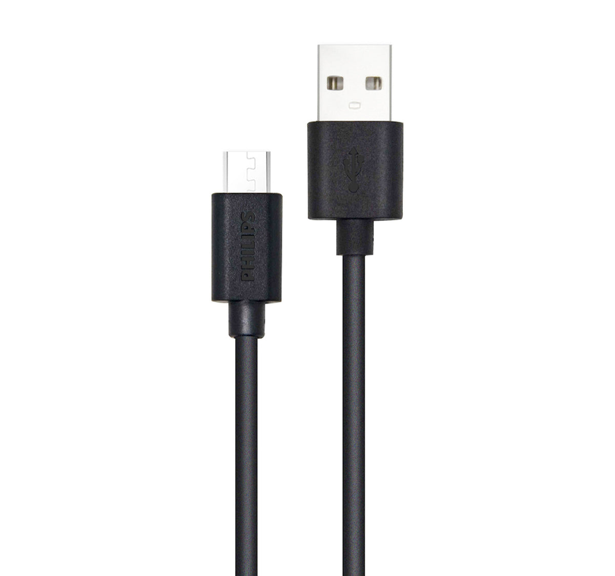 Philips USB-A to Micro USB Cable Black 1.2m -DLC3104U/00 Lulu Hypermarket