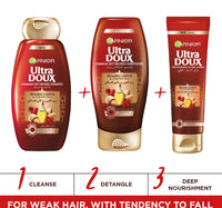 Garnier Ultra Doux Almond & Castor Shampoo 400 ml