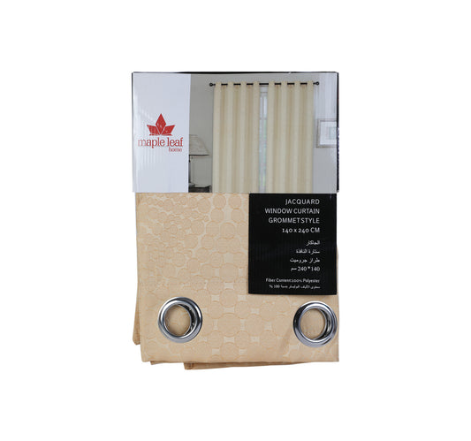 Maple Leaf Window Curtain 140x240cm Assorted Colors