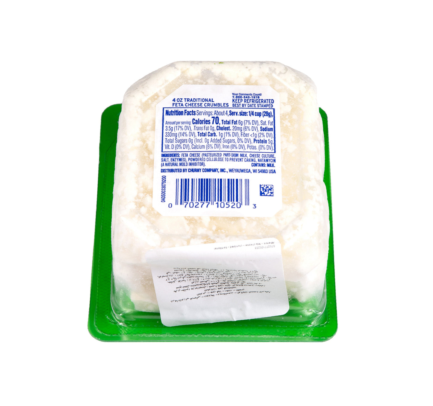 Athenos Feta Cheese Crumbled Traditional 113 g Sultan Center