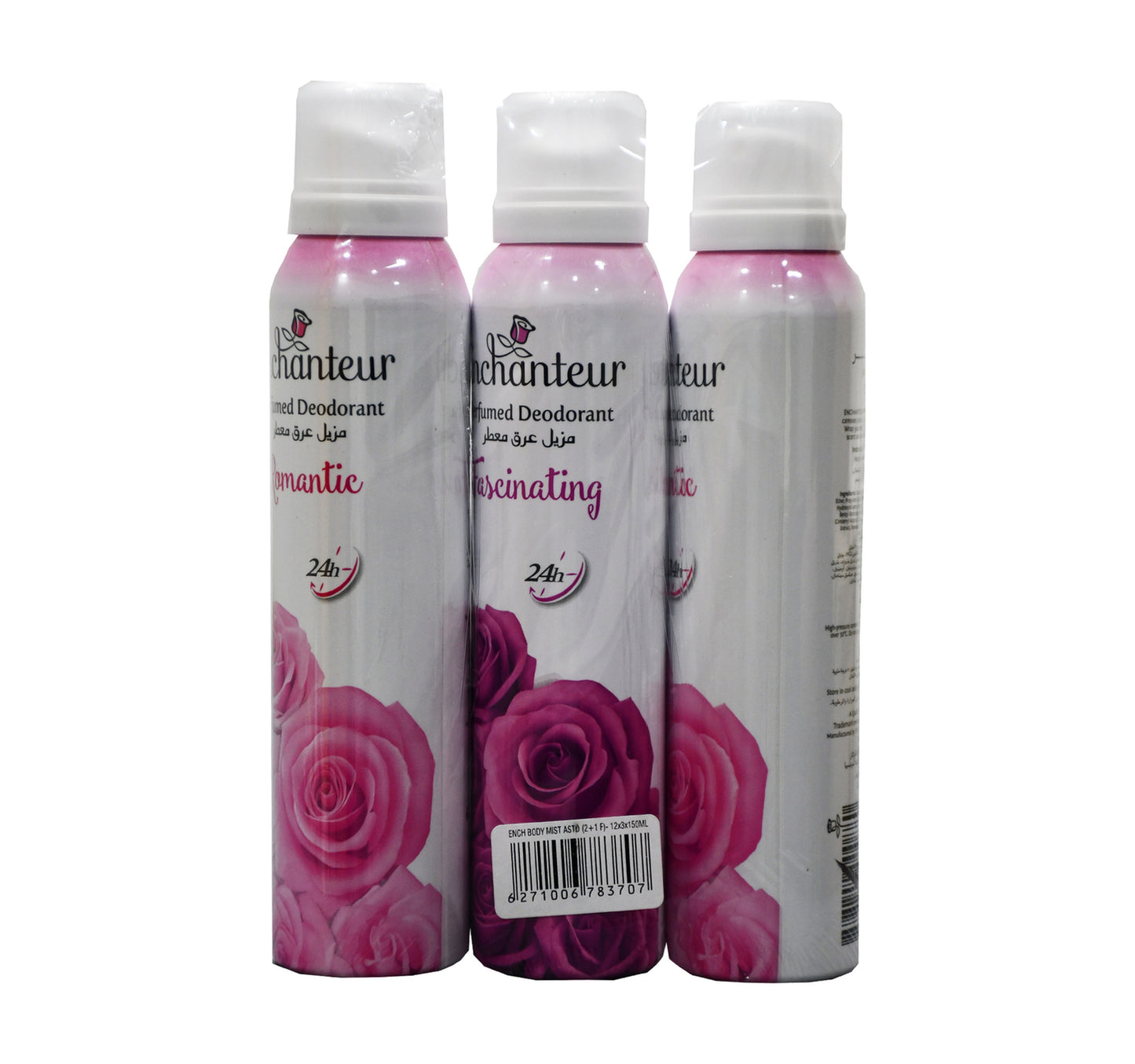 Enchanteur Assorted Body Mist 150 ml 2+1