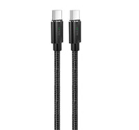 Iends Dual Type-C Charge and Sync Cable CA588, Black Lulu Hypermarket