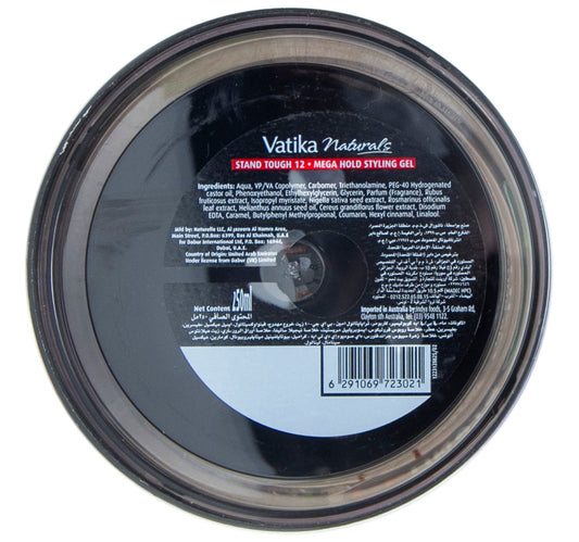 Vatika Stand Tough Mega Hold 12 Styling Gel 250 ml
