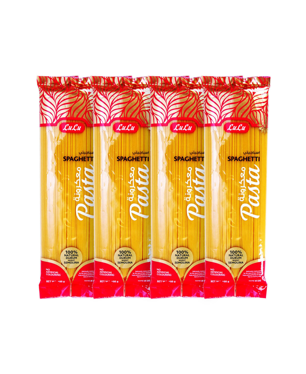 LuLu Spaghetti Pasta 4 x 400 g