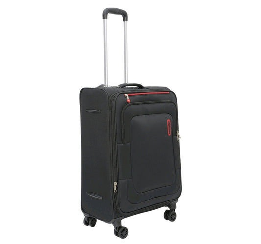 American Tourister Duncan 4 Wheel Soft Trolley, 68 cm, Black