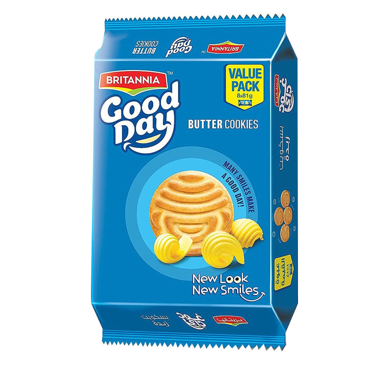 Britannia Good Day Butter Cookies Value Pack 8 x 72 g Lulu Hypermarket