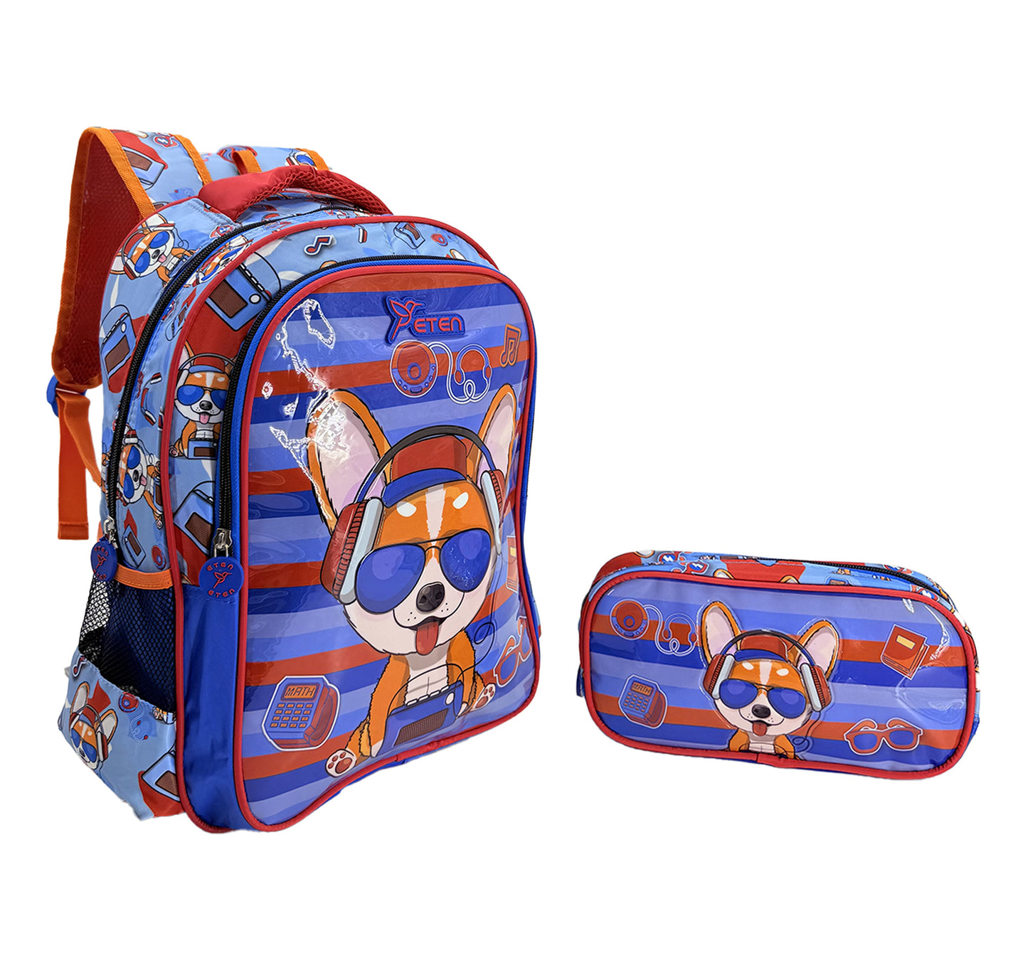 Eten Coco Backpack with Pencil Case, 16 inches, YX2504