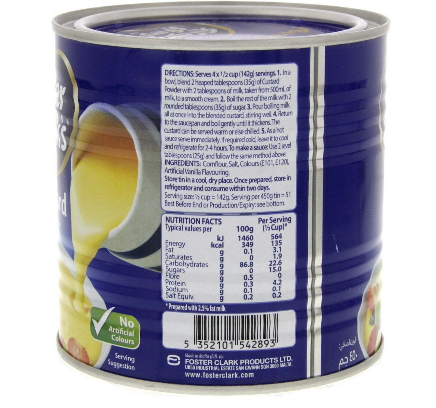 Foster Clark's Custard Powder 450 g Lulu Hypermarket