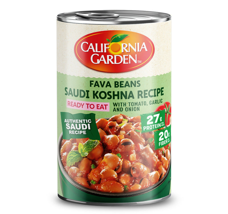 California Garden Canned Fava Beans Saudi Koshna Recipe 450 g Lulu Hypermarket